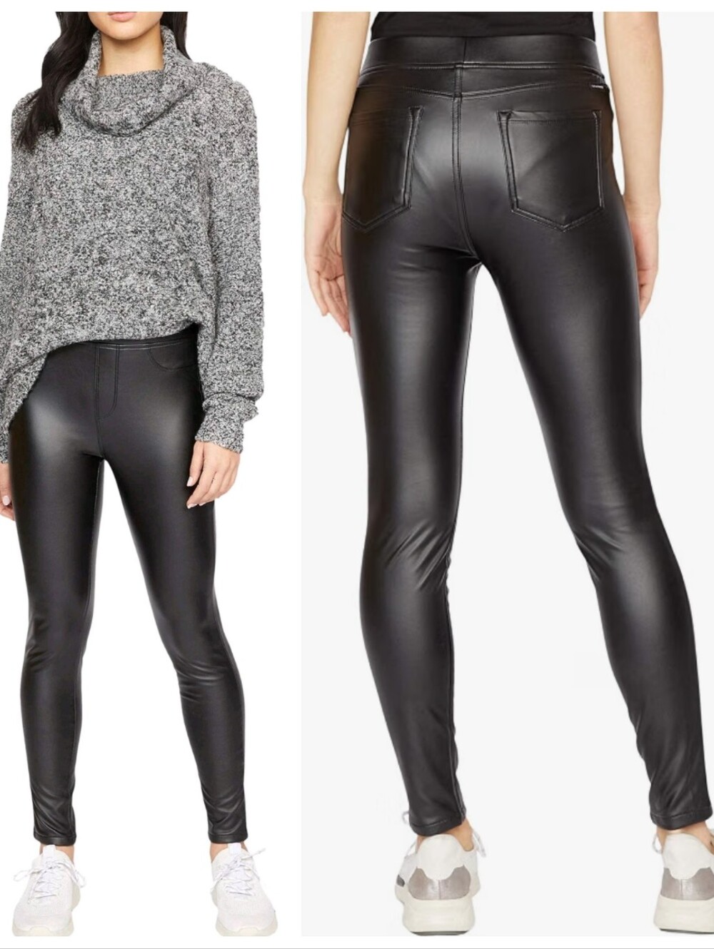 NWT Sanctuary Runway Vegan Leather Leggings Women's XL Bikercore Grunge Baddie